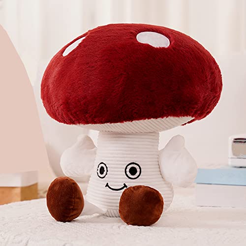 Ichesun Creative Vivid 3D Mushroom Pillow Gift Plush Throw Pillow (15.7" (Medium Size))