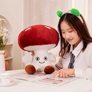 Ichesun Creative Vivid 3D Mushroom Pillow Gift Plush Throw Pillow (15.7" (Medium Size))