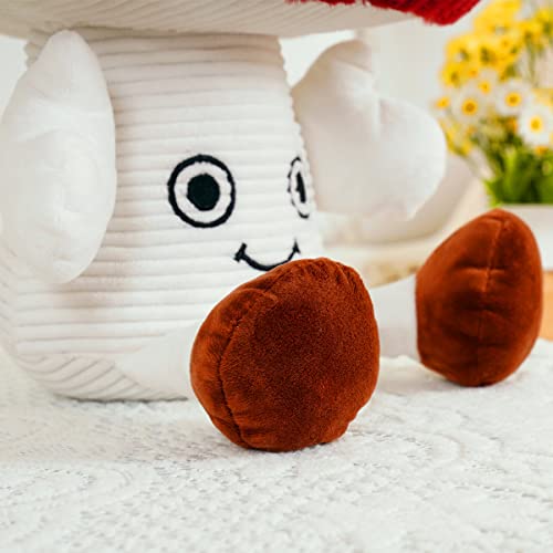 Ichesun Creative Vivid 3D Mushroom Pillow Gift Plush Throw Pillow (15.7" (Medium Size))