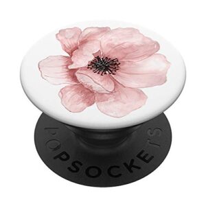 pink peony flower popsockets popgrip: swappable grip for phones & tablets