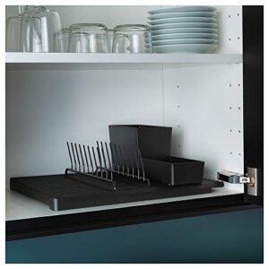 IKEA. 303.872.60 Kitchen Utensil Rack, 12.25"x 4.75"x 3.75, Black