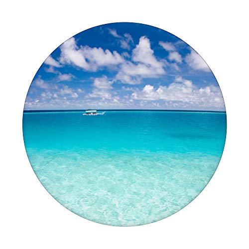 Ocean Turquoise PopSockets PopGrip: Swappable Grip for Phones & Tablets