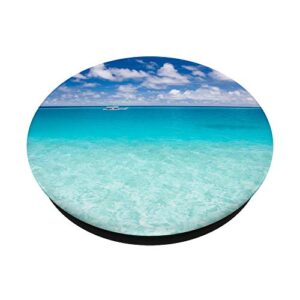 Ocean Turquoise PopSockets PopGrip: Swappable Grip for Phones & Tablets