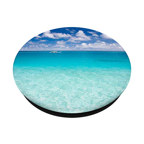 Ocean Turquoise PopSockets PopGrip: Swappable Grip for Phones & Tablets