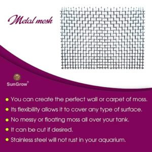 Luffy Betta & Crested Gecko Stainless Steel Mesh, 2.5x4 Inches, Dishwasher Filter Replacement, Garden Pot Drainage Hole Cover, Repair Rusted Dog, Bird & Rabbit Cage