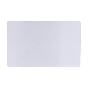 100 pcs Blank sublimation metal name card Thick Laser Metal Name Card printing blank business card use sublimation ink and paper (Silver )