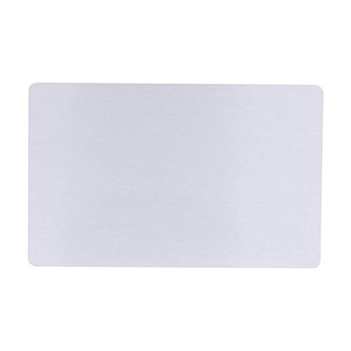 100 pcs Blank sublimation metal name card Thick Laser Metal Name Card printing blank business card use sublimation ink and paper (Silver )