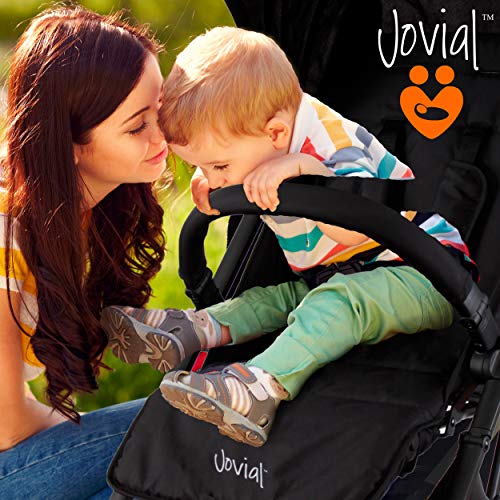 Portable Folding Lightweight Baby Stroller - Smallest Foldable Compact Stroller Airplane Travel, Compact Storage, 5-Point Safety, Easy 1 Hand Fold, Canopy Sun Shade, Storage Bag - Jovial JPC20BK