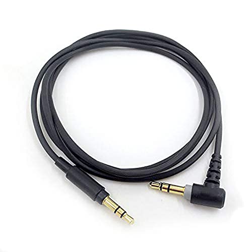 Tobysome Replacement WH-1000XM5 WH-1000xm3 Headphones Audio Cable Aux Cord Compatible with Sony MDR-10R / MDR-100ABN / MDR-1A / MDR-XB950B1 / MDR-1000X / MDR-1ADAC/WH-1000XM4 Headphones - Black