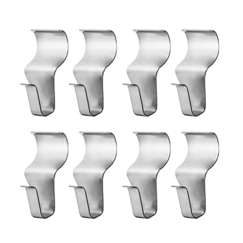 No-Hole Needed Vinyl Siding Hooks Hangers for Hanging 8 Pack, Heavy Duty Light Mailbox Planter Hanger 8 Pack