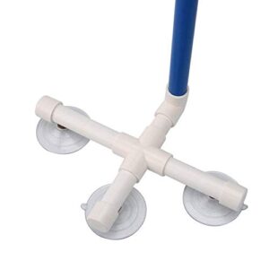 alignmentpai Bird Parrot Suction Cup Shower Perch Standing Bar Rod Bathing Toy for Pet Supplies 21cm x 24cm x 17cm