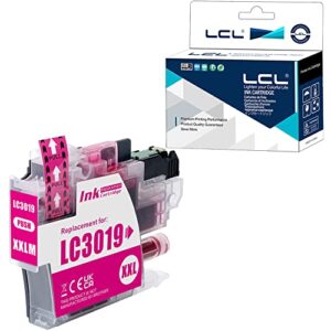 lcl compatible ink cartridge replacement for brother lc3019 lc3017 xxl lc3017m lc3019m high yield mfc-j5330dw j6530dw j6930dw j6730dw mfc-j5335dw mfc-j5730dw (1-pack magenta)
