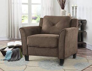 lifestyle solutions grayson armchair, brown