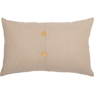VHC Brands Sawyer Mill Red Farmhouse Living Pillow Bedding Accessory, 14x22