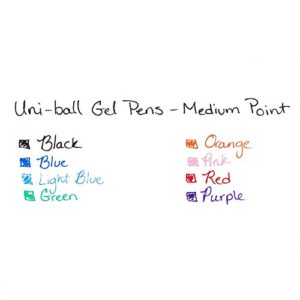 Uni-ball 207 Retractable Gel Pens, Medium Point (0.7mm), Black, 16 Count, Packing may Vary