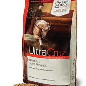 UltraCruz Equine Trace Minerals Supplement for Horses, 25 lb, Pellet (100 Day Supply)