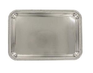 2 square silver nickel-plated serving trays. silver wedding dinner party platter. charging plates. hors d’oeuvres and desserts tray. metal serving tray (9x12)