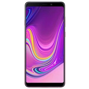 SAMSUNG Galaxy A9 2018 (128GB, 6GB RAM) 6.3" Display, Quad Camera, 4G LTE Dual SIM GSM Factory Unlocked, International Version - No Warranty (Bubblegum Pink)