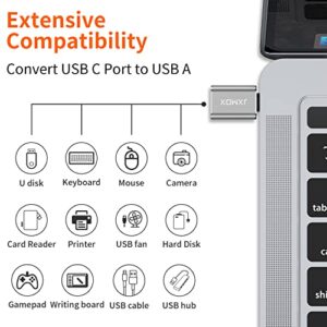 USB C to USB Adapter [2-Pack], Thunderbolt 3 to USB 3.0 OTG Adapter Compatible with MacBook Pro,Chromebook,Pixelbook,Microsoft Surface Go,Samsung Galaxy S8 S9 S10 S20 S21 S22 Ultra Plus,Note 9 10 20