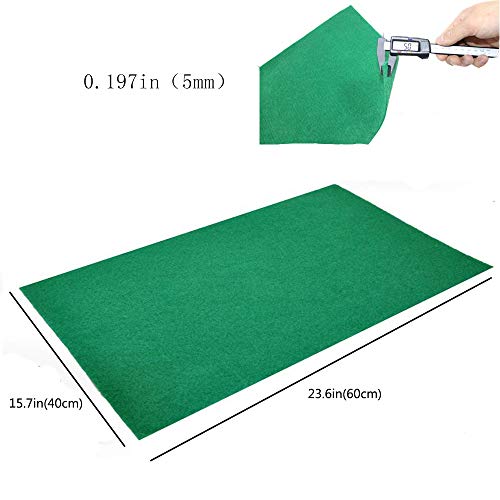 2Pcs Reptile Carpet Terrarium Bedding Substrate Liner Carpet for Lizard, Turtles, Snakes, Bearded Dragon, Iguana Supplies Mat Green