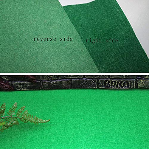 2Pcs Reptile Carpet Terrarium Bedding Substrate Liner Carpet for Lizard, Turtles, Snakes, Bearded Dragon, Iguana Supplies Mat Green