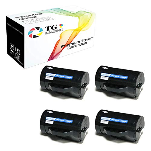 4-Pack TG Imaging Compatible S2810X S2810DN Toner Cartridge Replacement for S2810 Combo Pack Work in Dell H815DW S2810DN S2815DN Printers (4xBlack)