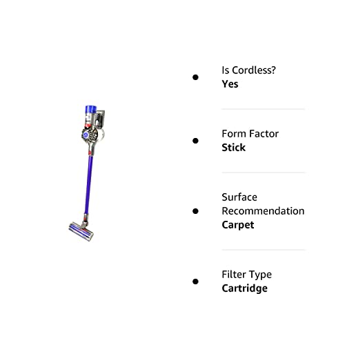 Dyson V8 Animal Cordless Stick Vacuum Cleaner (V8 Purple)