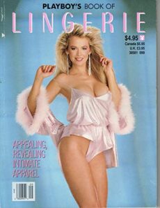playboy's book of lingerie adult magazine september/october 1989