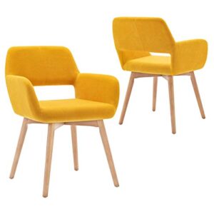 five stars furniture living room chairs set of 2,small accent chair for vanity,upholstered dining chair for small space,farmhouse dining chairs,desk chair for bedroom yellow