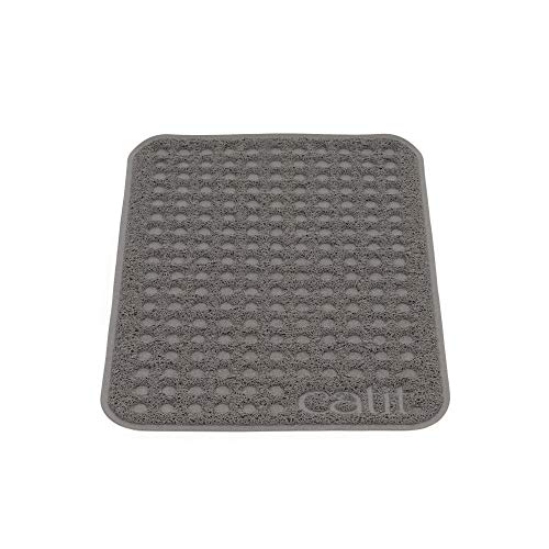 Catit Cat Litter Mat, Rectangle, Small, Grey, 44365