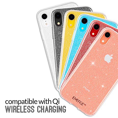 EMERGE SHIMMER iPhone XR Glitter Cell Phone Case - Sparkle Effect Clear