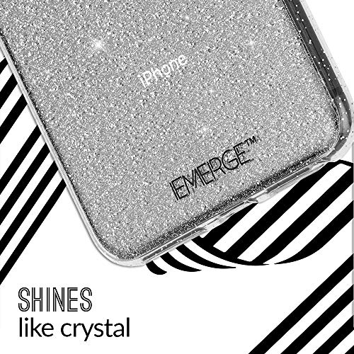 EMERGE SHIMMER iPhone XR Glitter Cell Phone Case - Sparkle Effect Clear
