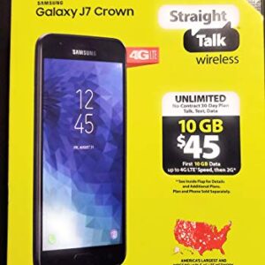 Straight Talk Samsung Galaxy J7 Crown Prepaid Smartphone