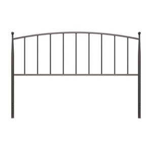 Hillsdale Warwick King Metal Headboard, Gray Bronze