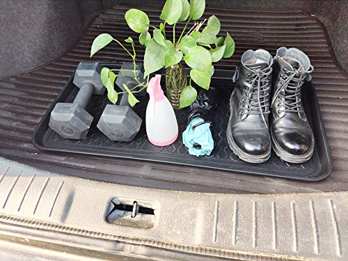 2 Pack Large Multifunctional Boot Tray Boot Mat Washable Indoor or Outdoor Tray Mat for Shoes Boots Plants Pots Paint Tins Pet Bowls Car Storage, 30 x 15 x 1.2 Inches