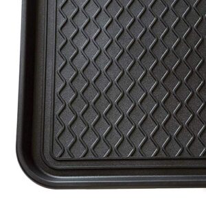 2 Pack Large Multifunctional Boot Tray Boot Mat Washable Indoor or Outdoor Tray Mat for Shoes Boots Plants Pots Paint Tins Pet Bowls Car Storage, 30 x 15 x 1.2 Inches