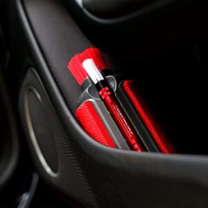 Roamwild Car Tidy - Interior Cleaning Tool kit - Many Cleaning Accessories in one Tool with extendable Magnetic Crack Retrieval Tool with Bright LED Torch