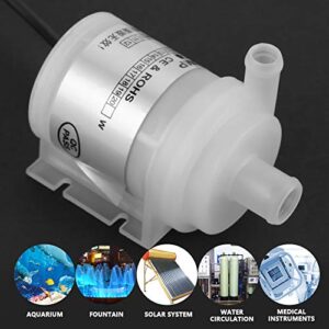 Mini DC 24V Food Grade Micro Brushless Water Pump 10W for Aquarium Fountain Medical Instruments