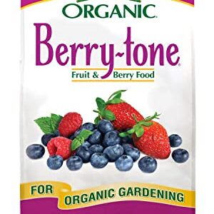 Espoma Organic Berry-Tone 4-3-4 Natural & Organic Fertilizer and Plant Food for All Berries. 4 lb. Bag. Use for Planting & Feeding to Promote Bountiful Harvest