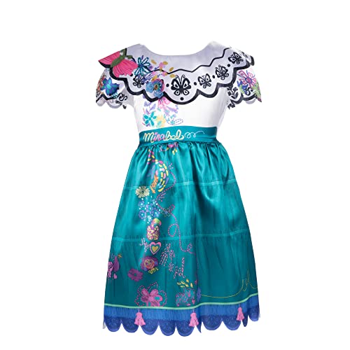 Disney Encanto Madrigal Sisters Dress Up Trunk, Mirabel & Isabela Fashion Dresses Fit Sizes 4-6x [Amazon Exclusive]