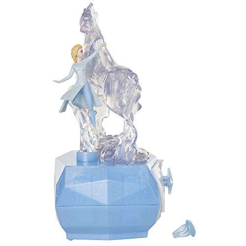 Frozen 2 Elsa & Nok Spirit Animal Horse Jewelry Box with Lights & Sounds! Accessory Ring Included - Perfect for Any Elsa Fan! for Girls Ages 3+