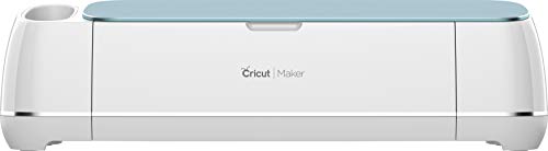 Cricut Maker - Smart Cutting Machine - With 10X Cutting Force, Cuts 300+ Materials, Create 3D Art, Home Decor & More, Bluetooth Connectivity, Compatible with iOS, Android, Windows & Mac, Blue