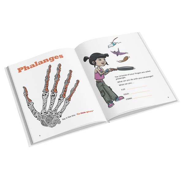 Know Yourself - 206 Bones of The Human Body Bonus Bundle, Interactive Activity Workbooks to Learn About The Human Body, Skeleton Coloring Kit, Crayons, Educational Playing Cards, for Ages 8-12