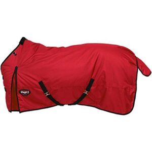 basics by tough1 1200 turnout blanket 75 red
