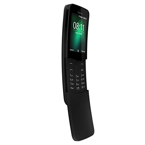 Nokia 8110 (TA-1059) 512MB / 4GB 2.45-inches Factory Unlocked, International Stock (Black)