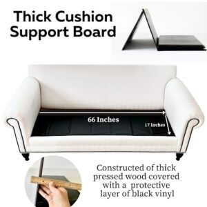 Evelots Couch Supports for Sagging Cushions-Sofa Cushion Support-66 Inches- Extra Thick Sturdy Pressed Wood Board