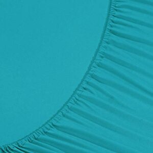 Elegant Comfort Luxury 4-Piece Bed Sheet Set - Luxury Bedding 1500 Thread Count Egyptian Quality, Wrinkle Resistant Cool & Breathable, Easy Elastic Fitted, King, Teal