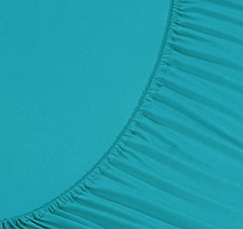 Elegant Comfort Luxury 4-Piece Bed Sheet Set - Luxury Bedding 1500 Thread Count Egyptian Quality, Wrinkle Resistant Cool & Breathable, Easy Elastic Fitted, King, Teal