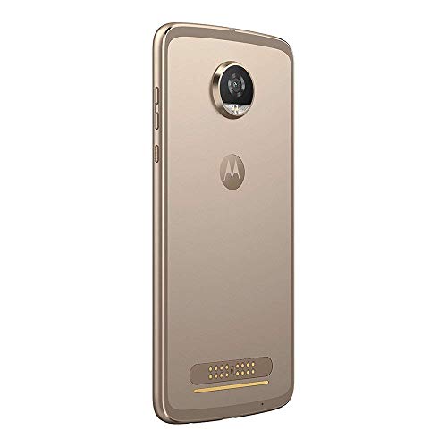 Motorola Moto Z2 Play (64GB, 4GB RAM) XT1710-06 GSM Factory Unlocked US & Global 4G LTE Bands - International Model - Gold