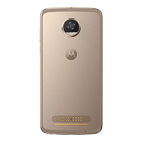 Motorola Moto Z2 Play (64GB, 4GB RAM) XT1710-06 GSM Factory Unlocked US & Global 4G LTE Bands - International Model - Gold